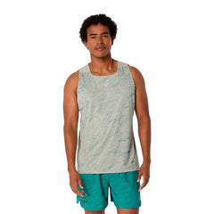 Canotta Uomo Asics Fujitrail Singlet Grigio Grigio chiaro