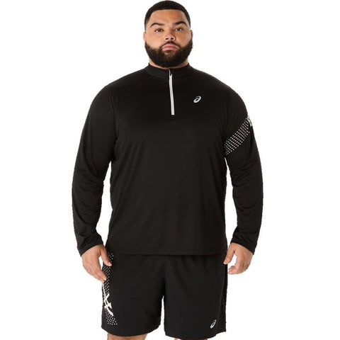 Maglia a Maniche Lunghe Uomo Asics Icon Nero