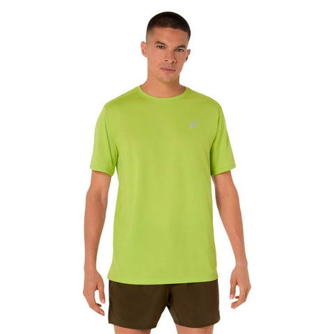 Maglia a Maniche Corte Uomo Asics Core Verde limone