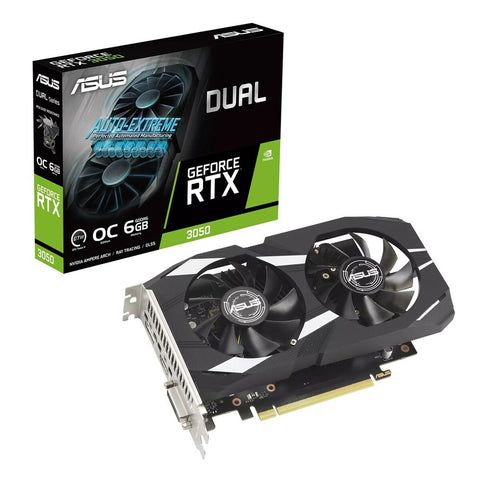 Tarjeta Gráfica Asus Dual Nvidia GeForce RTX 3050 6 GB GDDR6