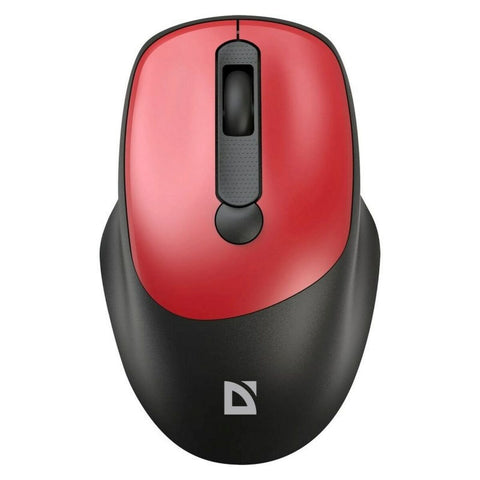 Wireless Mouse Defender FEAM MM-296 RF SILENT Red