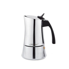 Caffettiera Italiana Feel Maestro MR-1668-6 Argentato Acciaio inossidabile 18/10 300 ml 6 Tazze