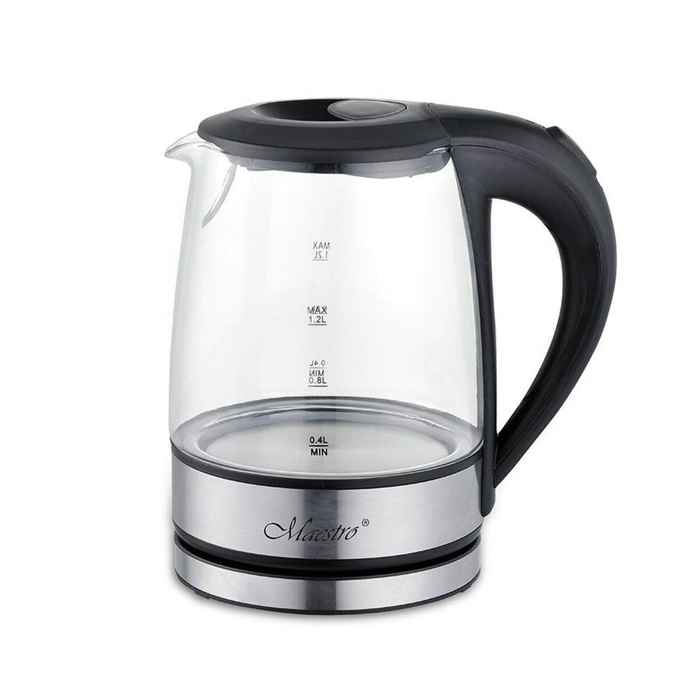 Bollitore Feel Maestro MR-062 Nero Vetro 1630 W 1,2 L