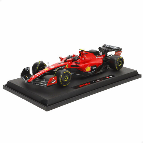 Car Bburago Ferrari F1 Racing SF23 #55 C 1:18