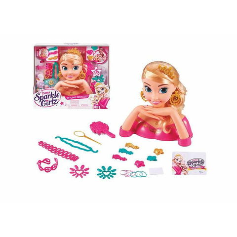 Muñeca para Peinar Sparkle Girlz Busto