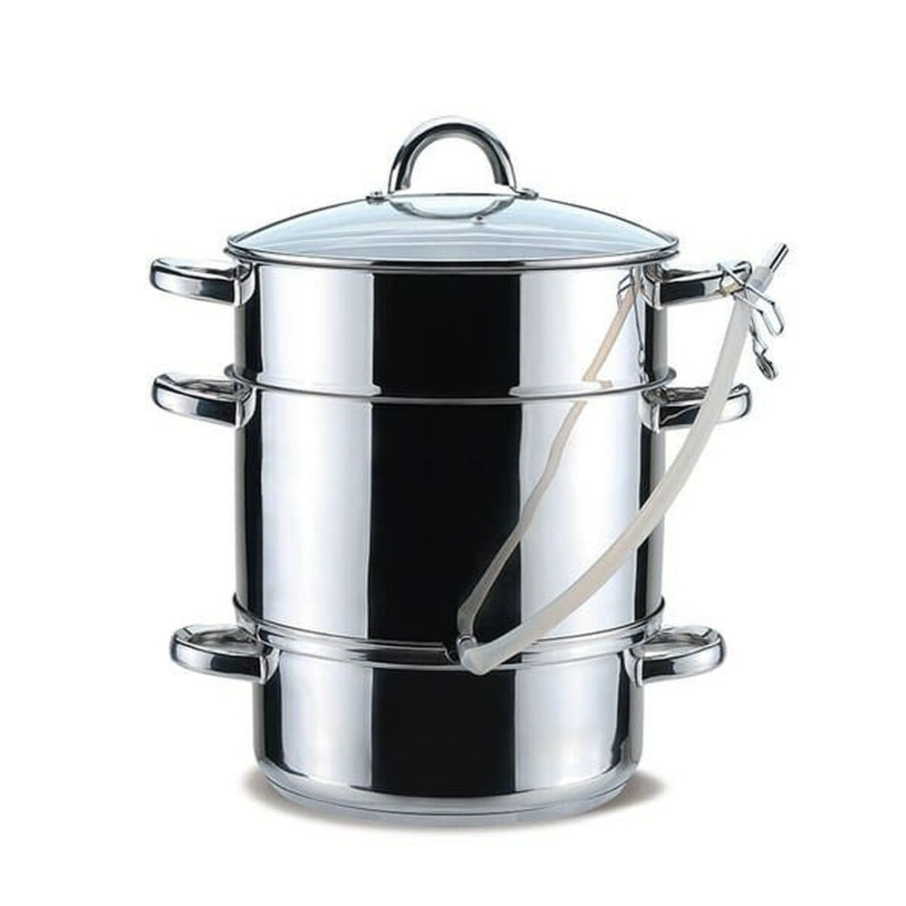 Vaporera con Cacerola Feel Maestro MR-1030 Metal Silicona Acero Inoxidable Vidrio templado Ø 26 cm 8 L 4,5 L