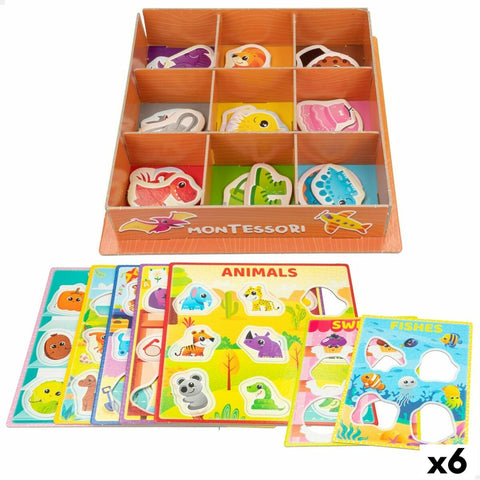 Gioco Educativo Lisciani Giochi 26 x 6 x 26 cm Colori Metodo Montessori 61 Pezzi (6 Unità)