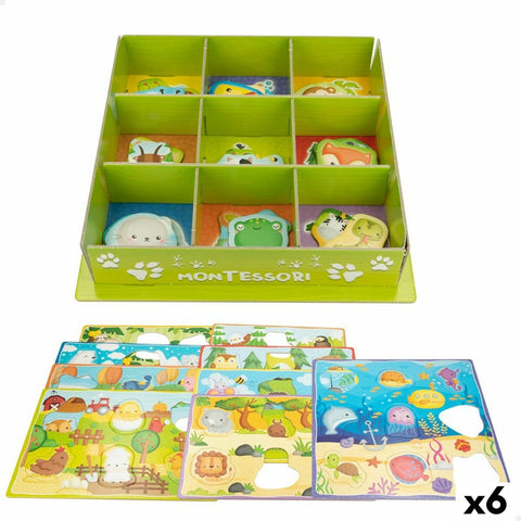 Gioco Educativo Lisciani Giochi 26 x 6 x 26 cm animali Metodo Montessori 67 Pezzi (6 Unità)