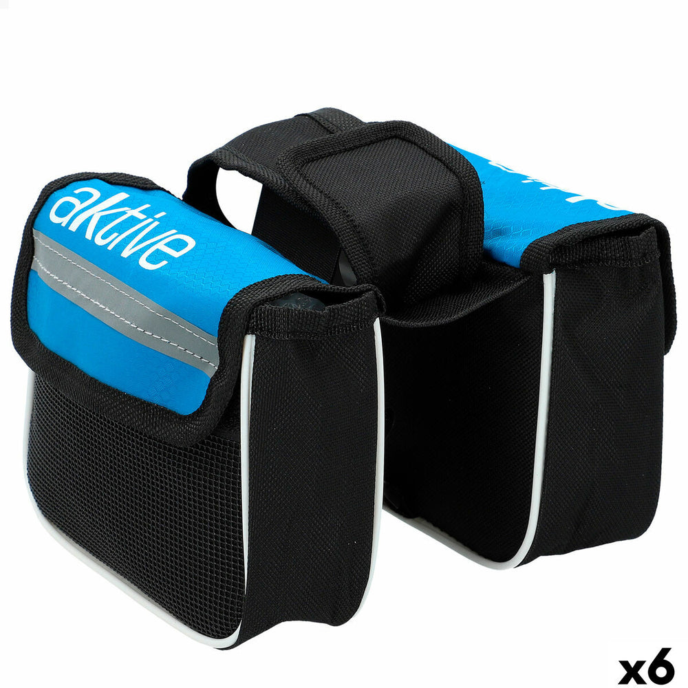 Borsa da Bicicletta Aktive Azzurro (6 Unità)