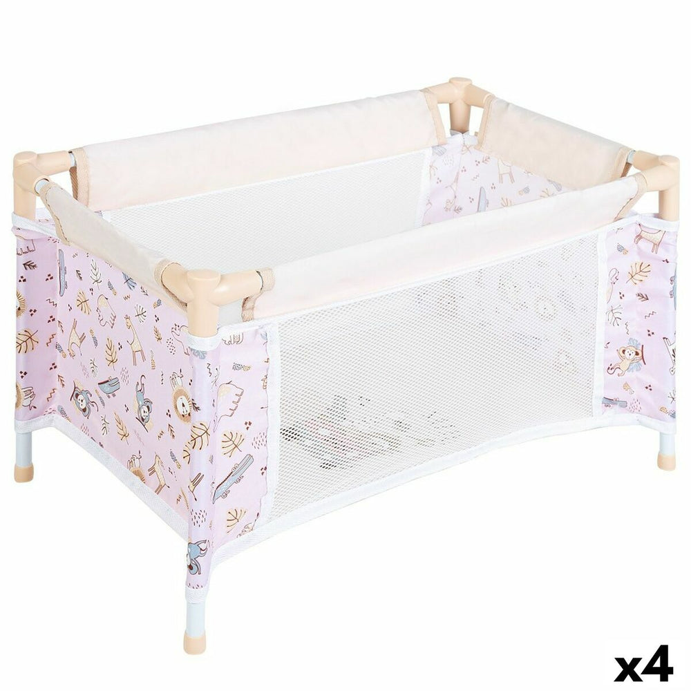 Culla per Bambole Colorbaby Safari 29 x 50 x 30 cm 4 Unità