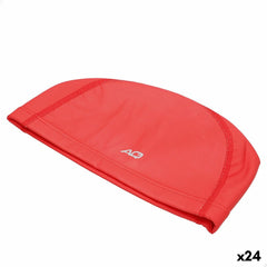 Cuffia da Nuoto Aktive Azzurro Rosso Poliestere (24 Unità)