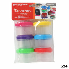 Set di scatole porta pranzo Privilege 35 ml Ø 4,5 x 3 cm 6 Pezzi (24 Unità)