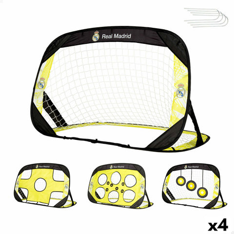 Rete da Calcio Real Madrid C.F. 120 x 80 x 80 cm (4 Unità)