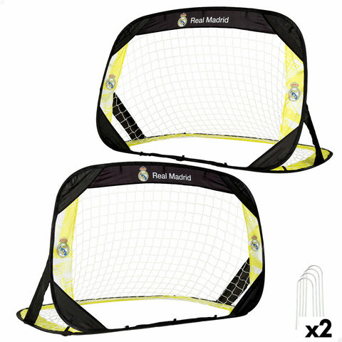 Rete da Calcio Real Madrid C.F. 120 x 80 x 80 cm (2 Unità)
