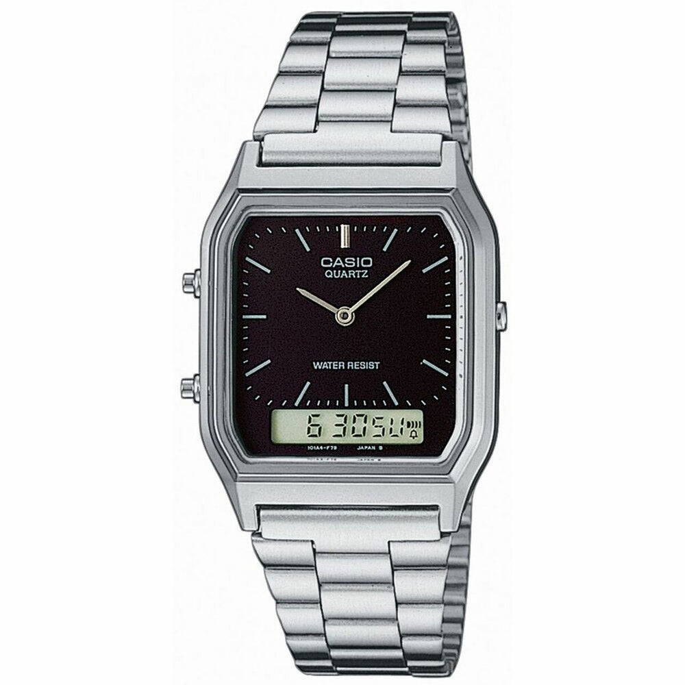 Orologio Unisex Casio EDGY COLLECTION - BLACK Nero Argentato