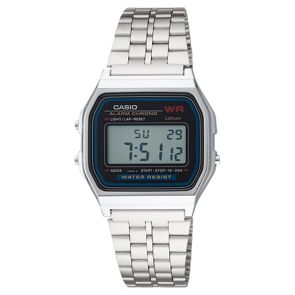 Orologio Unisex Casio A159W-N1DF Argentato (Ricondizionati B)