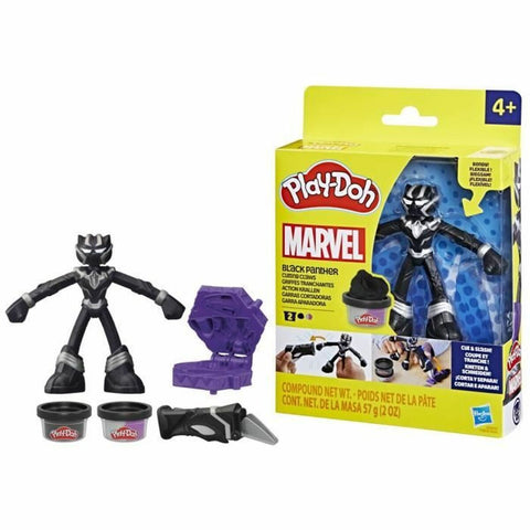 Set di Plastilina Play-Doh Black Panther garras afiladas noir