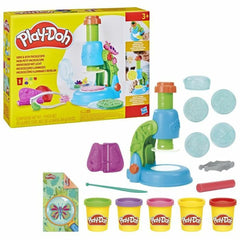 Set di Plastilina Play-Doh Mi Pequeño Microscopio Giallo