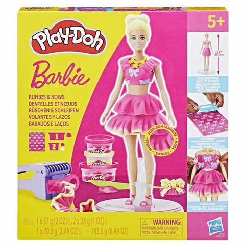 Gioco Creativo di Plastilina Play-Doh Barbie Ruffles & Bows