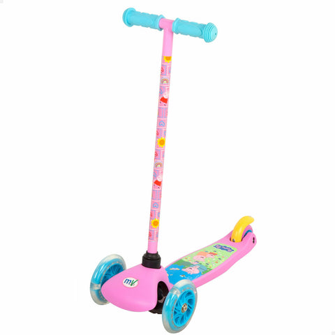 Monopattino Scooter Peppa Pig Gomma Metallo Plastica