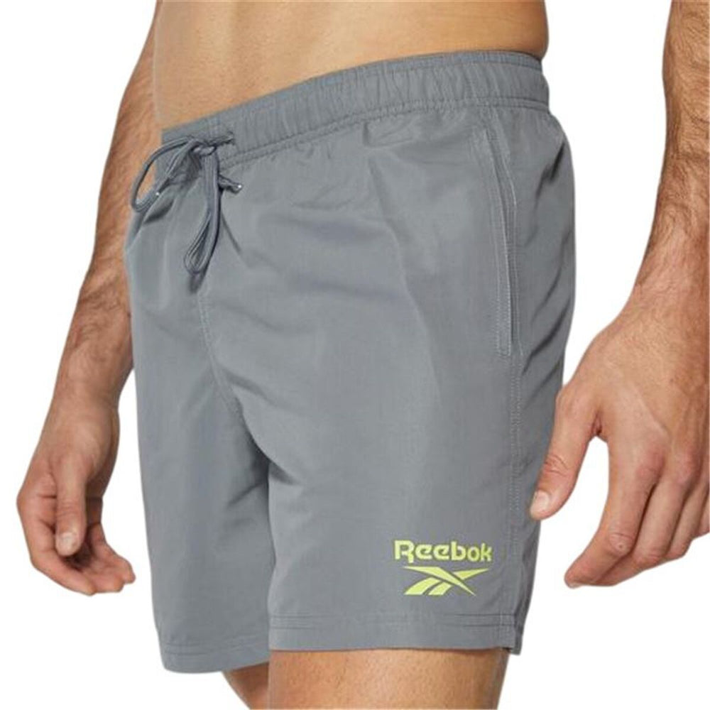 Costume da Bagno Uomo Reebok Yale Essential Grigio