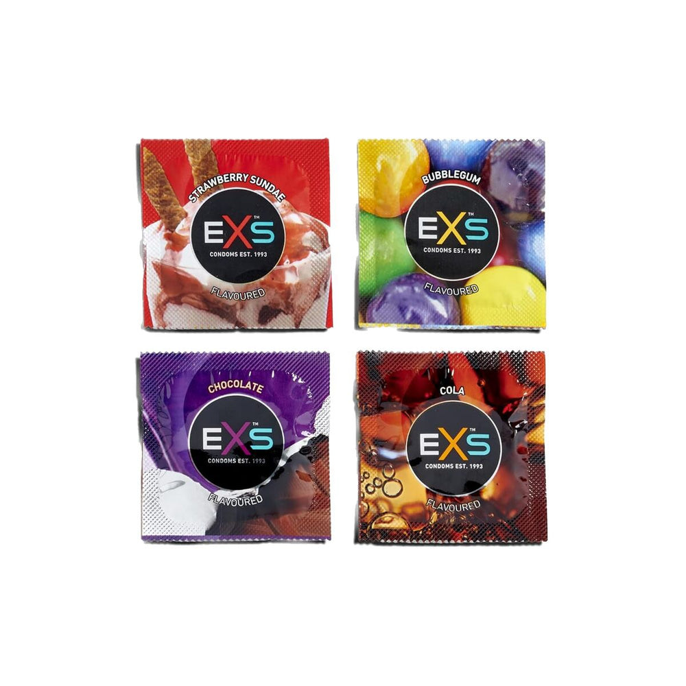 Preservativi EXS Cioccolato Coda Fragola Chewing Gum 144 Unità