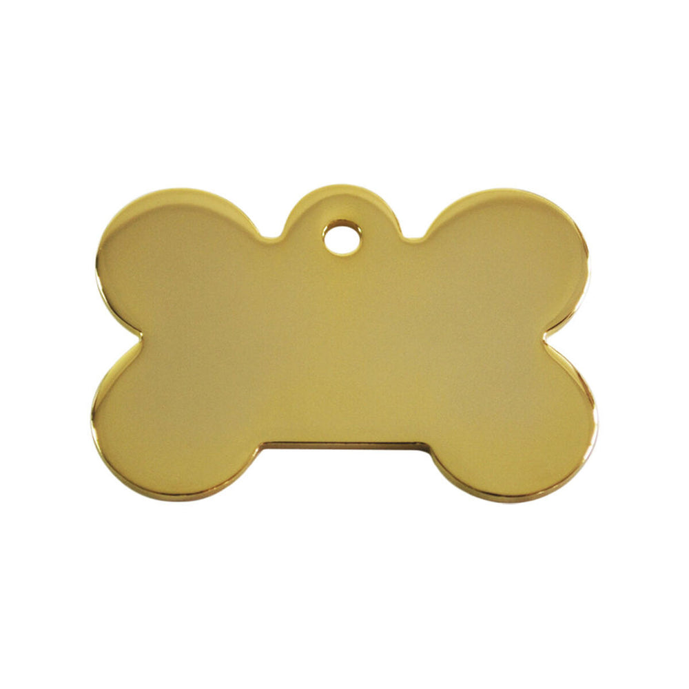 Targhetta per collana Imarc Bone Giallo Dorato