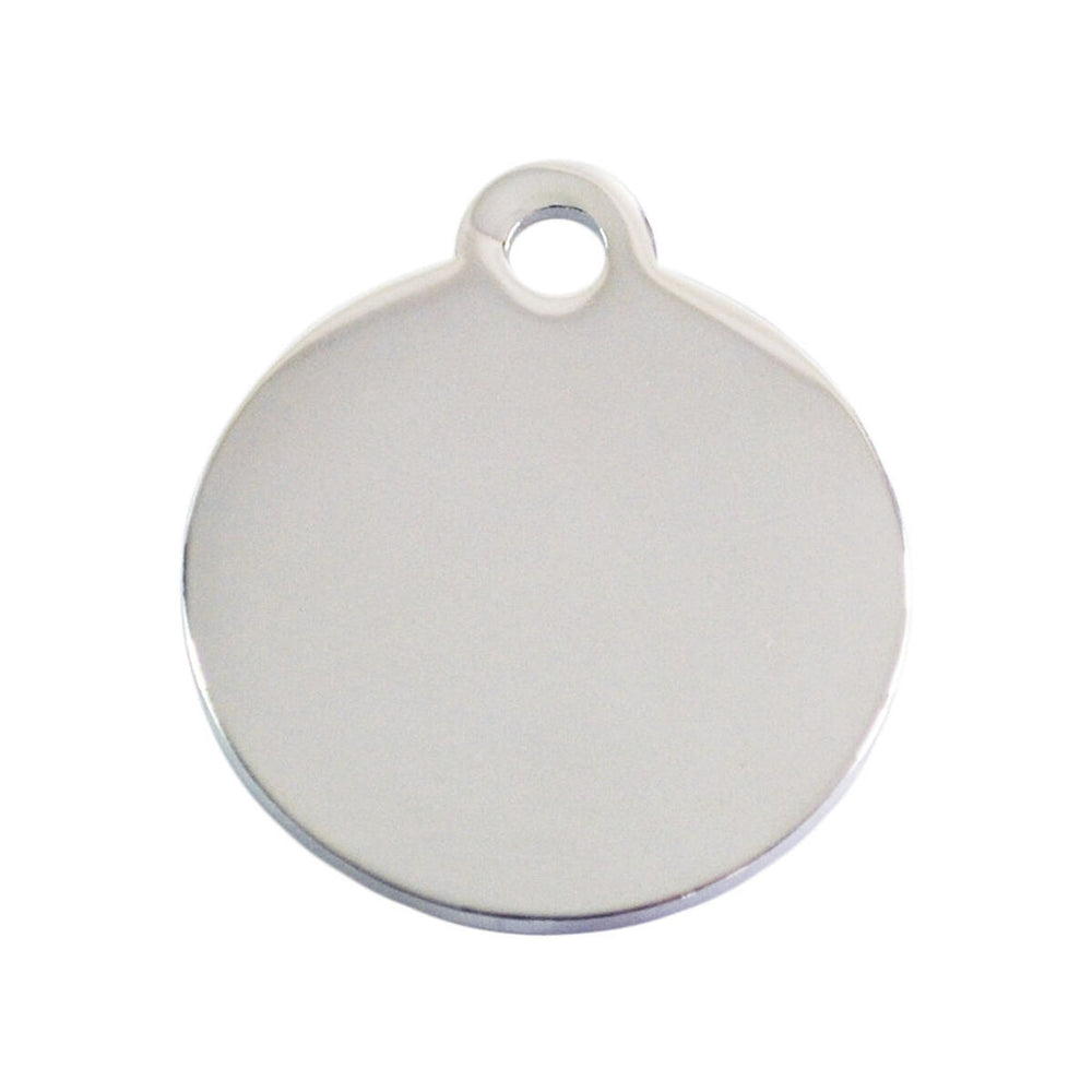 Targhetta per collana Imarc Circle Argentato