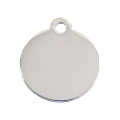 Identification plate for collar Imarc Circle Silver