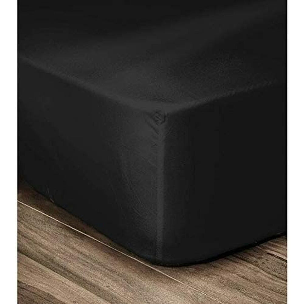Lenzuolo con angoli Lovely Home Nero Letto matrimoniale 140 x 190 cm