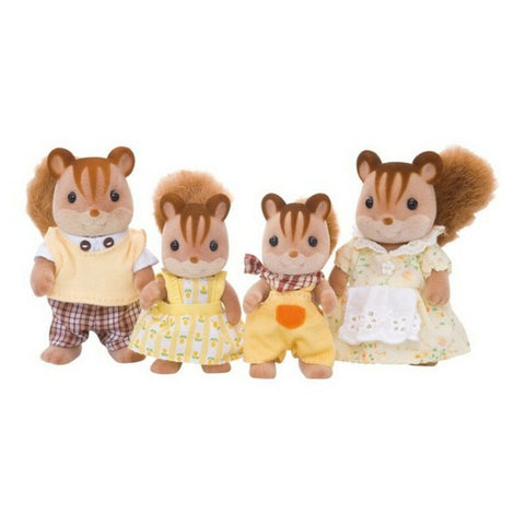 Set of Dolls   Sylvanian Families 4172 Family Ecureuil Roux