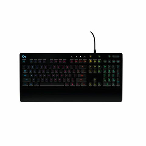 Tastiera per Giochi Logitech G213 USB 2.0 RGB Nero