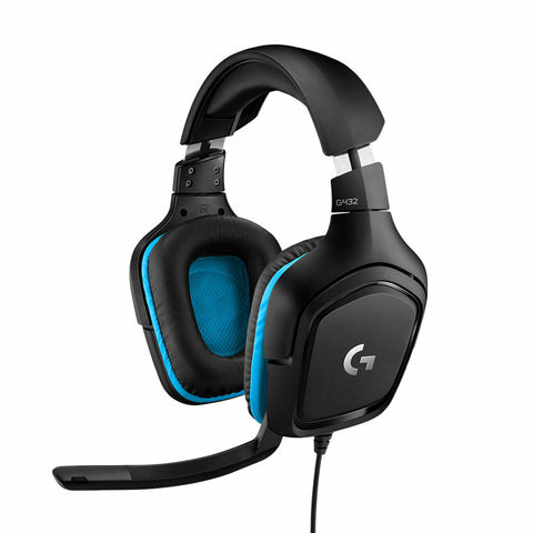 Auricolari con Microfono Gaming Logitech 981-000770 Azzurro Nero
