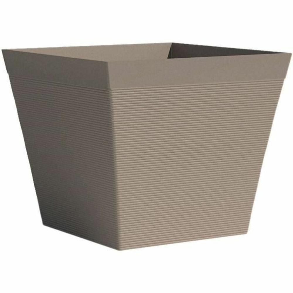 Vaso Garden ID Taupé Quadrato 29 x 26 cm