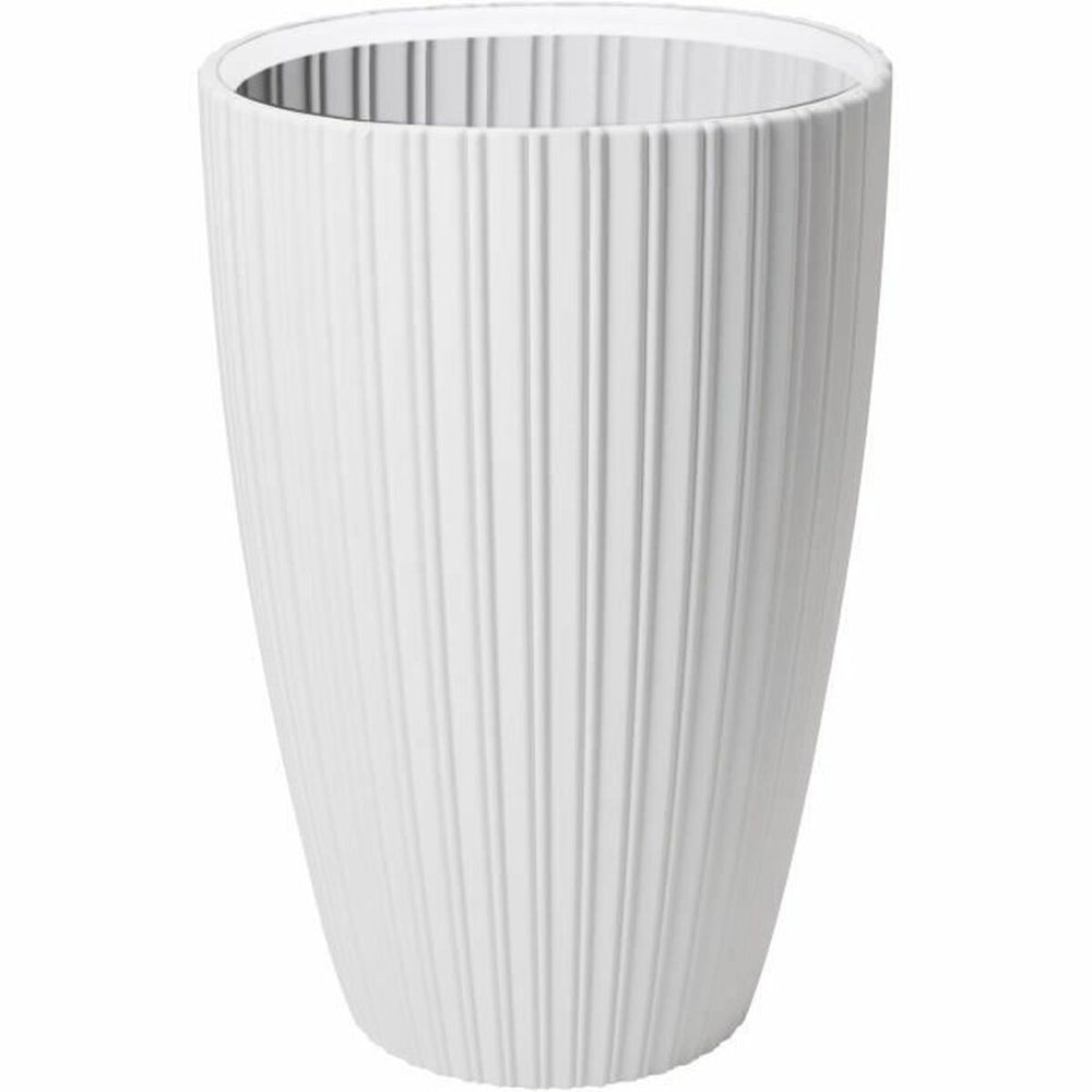 Maceta Garden ID Fancy Blanco Polietileno 40 x 58 cm