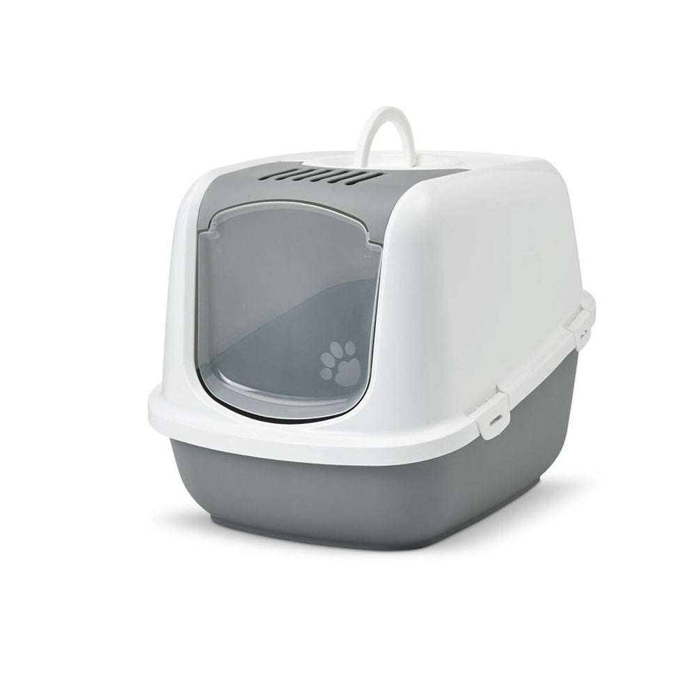 Lettiera per Gatti Savic Nestor Jumbo Bianco Beige Plastica