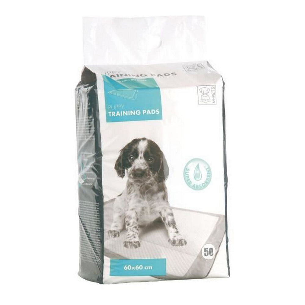 Tappetini Igienici per Cani MPETS Bianco Polietilene Gel Cellulosa (50 Unità)