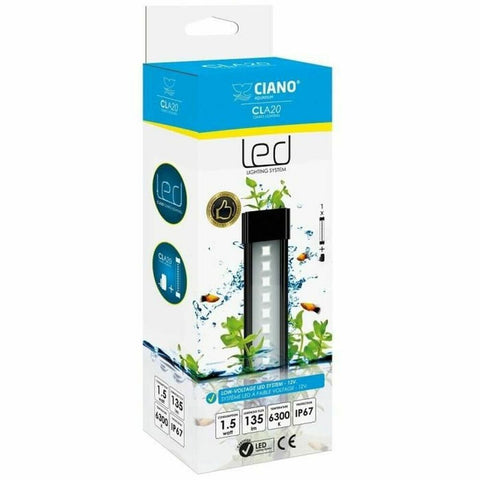 Luz LED Ciano Cla20 Plants 8 W Negro