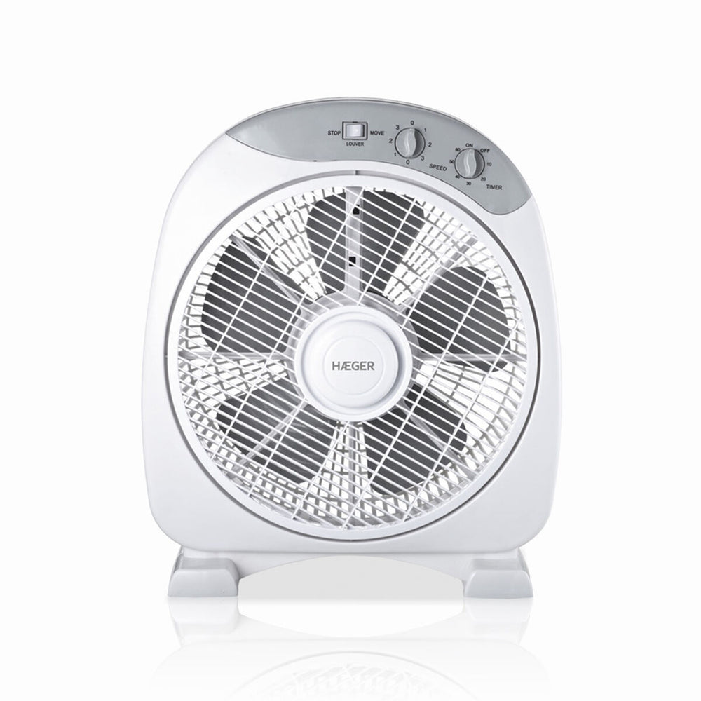 Ventilatore da Terra Haeger FF012004A Bianco