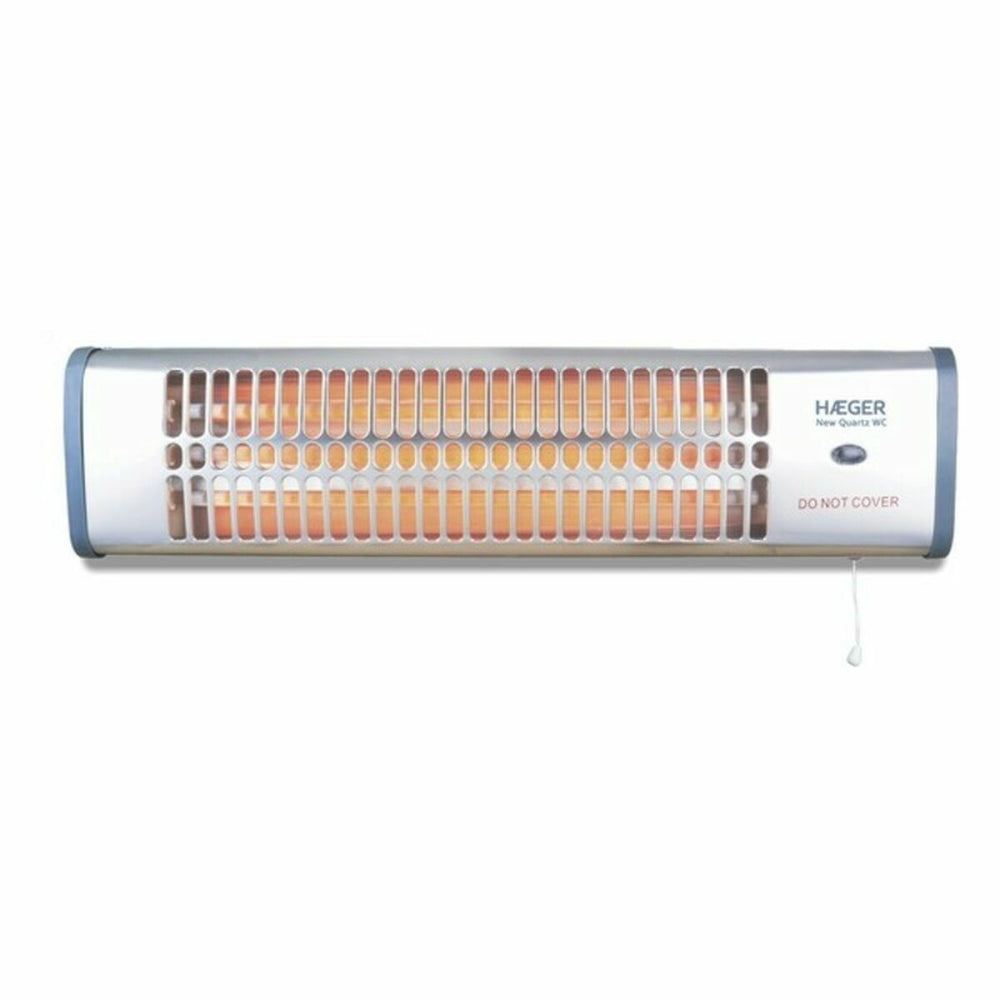 Stufa Elettrica al Quarzo Haeger BH-120.003A Argentato 1200 W