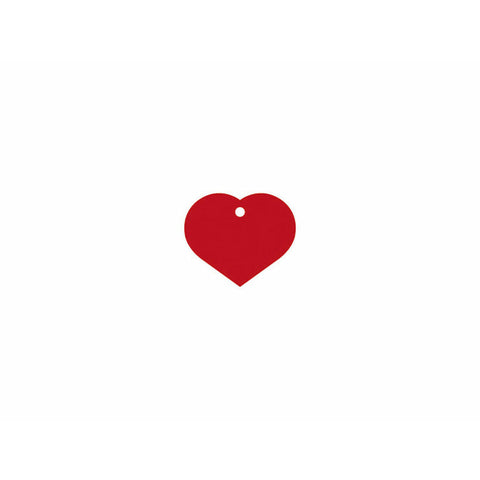Identification plate Imarc Heart Red