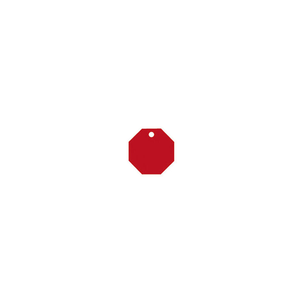 Identification plate Imarc STOP Red