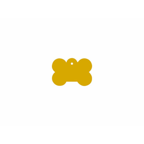 Identification plate Imarc Bone Yellow Golden