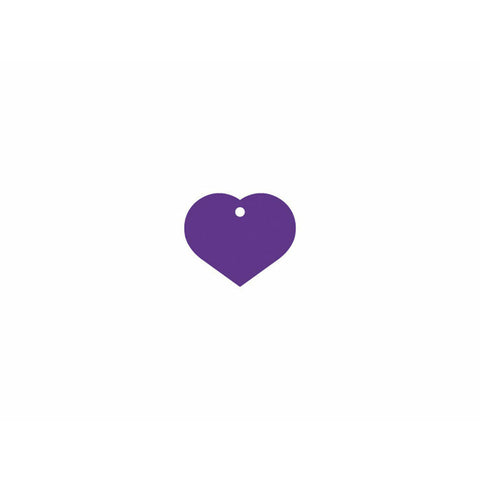 Identification plate Imarc Heart Lilac