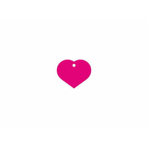 Identification plate Imarc Heart Pink