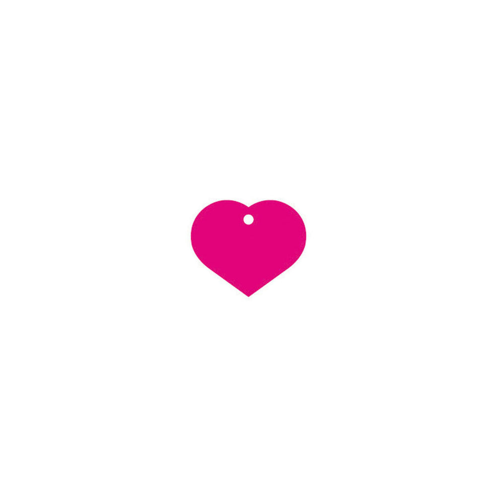 Placa identificativa Imarc Heart Rosa