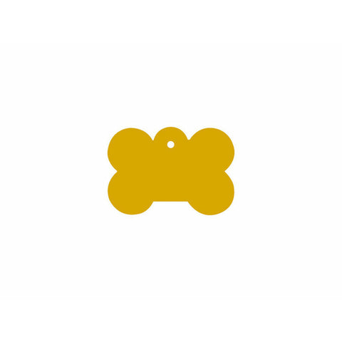 Identification plate Imarc Bone Yellow Golden