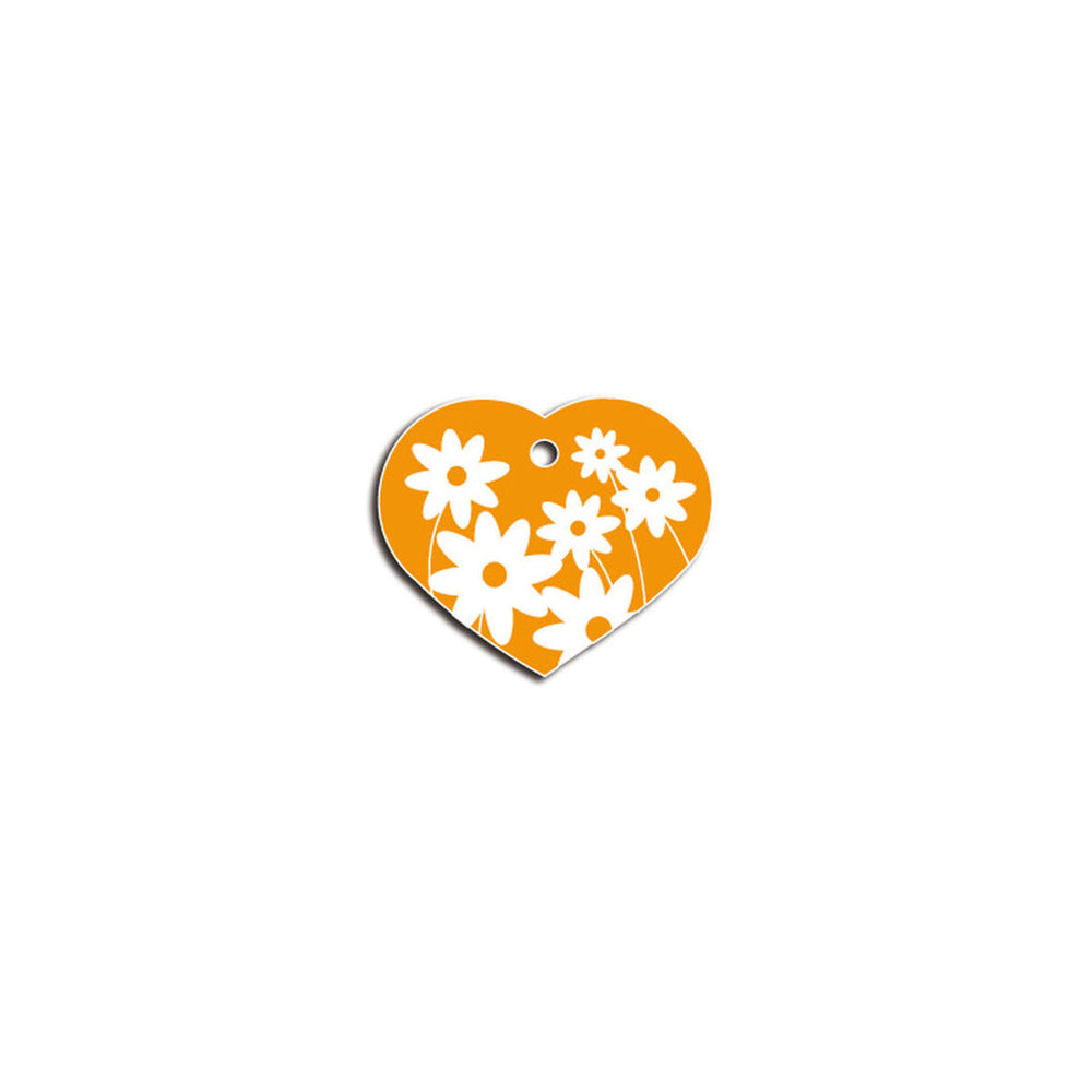 Targhetta di identificazione Imarc Heart Giallo Arancio