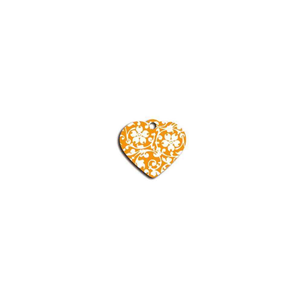 Targhetta di identificazione Imarc Heart Giallo Arancio