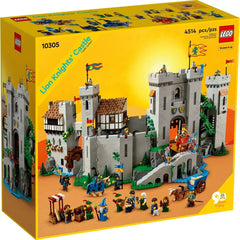 Set di Costruzioni Lego ICONS 10305 Lion Knights' Castle 4514 Parti
